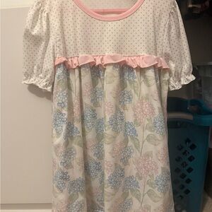 Floral Kids top with Pink Accents